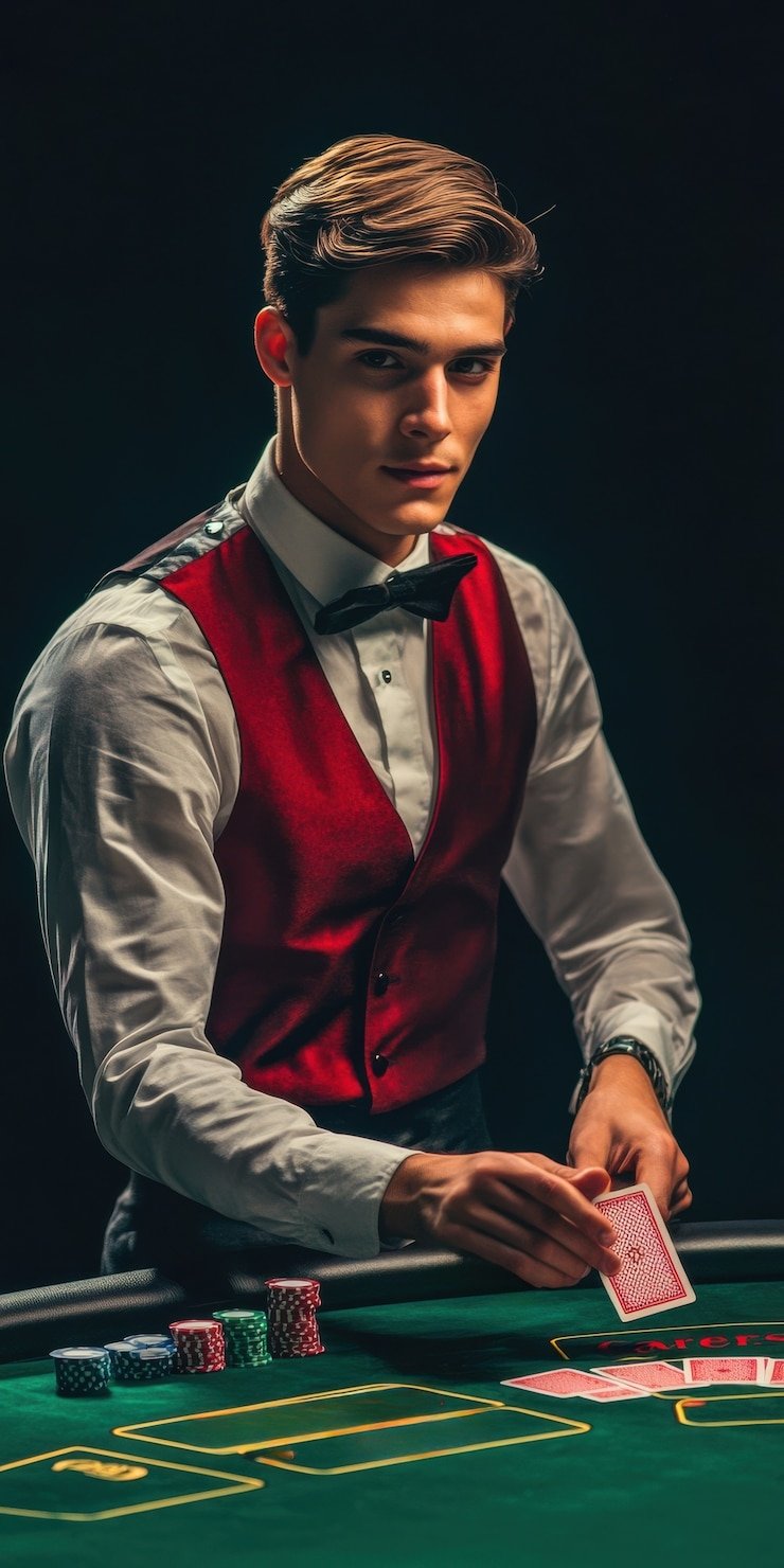 Pertandingan League of Legends profesional di studio esports